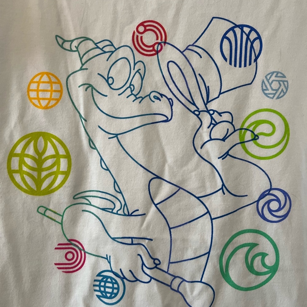 Disney Parks - EPCOT 40th Anniversary - Figment Shirt for Adults